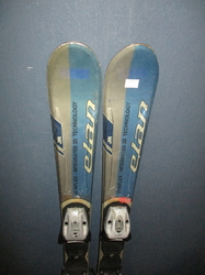 Detské lyže ELAN RACE 100cm + Lyžiarky 21,5cm, VÝBORNÝ STAV