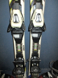 Detské lyže SALOMON 24HRS 90cm + Lyžiarky 19cm, VÝBORNÝ STAV
