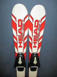 Detské lyže HEAD SUPERSHAPE 77cm + Lyžiarky 17,5cm, VÝBORNÝ STAV