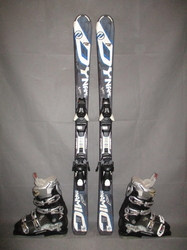 Juniorské lyže DYNAMIC VR 07 120cm + Lyžiarky 24cm, SUPER STAV