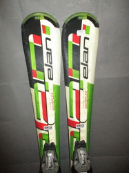 Juniorské lyže ELAN RC RACE 120cm + Lyžiarky 24,5cm, VÝBORNÝ STAV