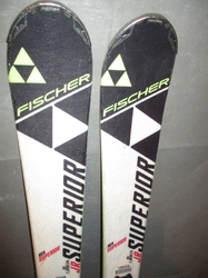 Juniorské lyže FISCHER RC4 SUPERIOR 120cm + Lyžiarky 24,5cm, VÝBORNÝ STAV