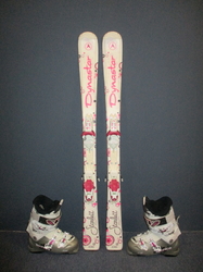 Juniorské lyže DYNASTAR STARLETT 120cm + Lyžiarky 24,5cm, SUPER STAV