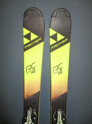 Juniorské lyže FISCHER RC4 SPEED 120cm + Lyžiarky 24,5cm, VÝBORNÝ STAV