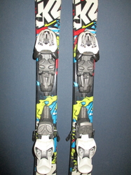 Detské lyže K2 INDY 100cm + Lyžiarky 21,5cm, VÝBORNÝ STAV