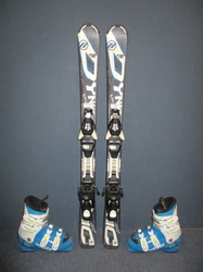 Detské lyže DYNAMIC VR 07 100cm + Lyžiarky 20,5cm, SUPER STAV