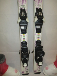 Detské lyže DYNAMIC LIGHT ELVE 90cm + Lyžiarky 20cm, SUPER STAV
