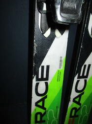 Juniorské športové lyže ELAN WF RACE GSX 152cm, VÝBORNÝ STAV