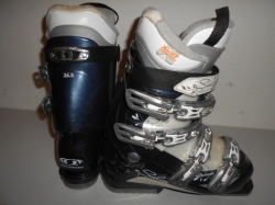 DÁMSKÉ LYŽÁKY SALOMON DIVINE 5, stélka 24,5cm, TOP STAV