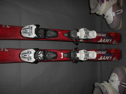 Dětské carvingové lyže NORDICA HOTROD 110cm+BOTY 22cm, VÝBORNÝ STAV