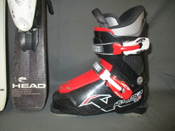 Detské lyže HEAD SPARTA CUCHE 97cm + Lyžiarky 20,5cm, VÝBORNÝ STAV
