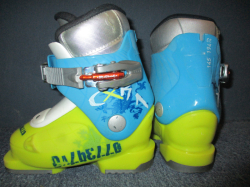 Detské lyžiarky DALBELLO CXR 1 stielka 14,5cm, SUPER STAV