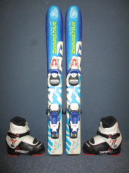 Detské lyže DYNASTAR TEAM SPEED 80cm + Lyžiarky 17,5cm, VÝBORNÝ STAV
