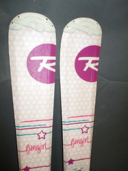 Juniorské lyže ROSSIGNOL FUN GIRL 120cm + Lyžiarky 24,5cm, VÝBORNÝ STAV