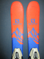 Detské lyže SALOMON QST MAX Jr 80cm + Lyžiarky 16,5cm, SUPER STAV