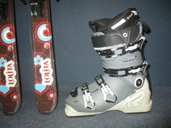 ROSSIGNOL LOLITA 140cm + Lyžáky 26,5cm 
