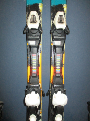 Detské lyže TECNO PRO PULSE 66 TEAM 110cm + Lyžiarky 23cm, VÝBORNÝ STAV
