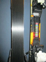Detské lyže TECNO PRO PULSE 66 TEAM 110cm + Lyžiarky 23cm, VÝBORNÝ STAV