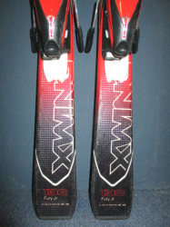 Juniorské lyže SALOMON FURY 130cm, SUPER STAV