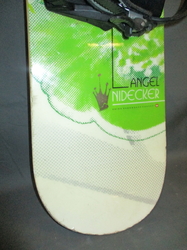Snowboard NIDECKER ANGEL 156cm + viazanie, VÝBORNÝ STAV