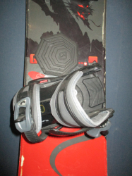 Snowboard NIDECKER GROM 124cm + viazanie, VÝBORNÝ STAV