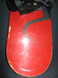 Snowboard NIDECKER GROM 124cm + viazanie, VÝBORNÝ STAV