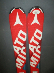 Juniorské lyže ATOMIC REDSTER XT 130cm + Lyžiarky 26,5cm, VÝBORNÝ STAV