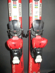 Juniorské lyže ATOMIC REDSTER XT 130cm + Lyžiarky 26,5cm, VÝBORNÝ STAV