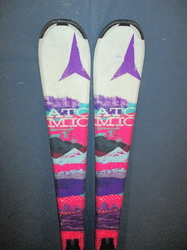 Juniorské lyže ATOMIC VANTAGE 150cm + Lyžiarky 26cm, VÝBORNÝ STAV