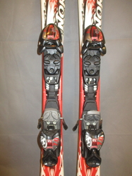 Dětské carvingové lyže NORDICA TEAM 100cm+BOTY 20,5cm, SUPER STAV