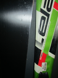Juniorské lyže ELAN RC RACE 120cm + Lyžiarky 24,5cm, SUPER STAV