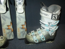 NORDICA CINNAMON GIRL 110cm + Lyžáky 23,5cm 