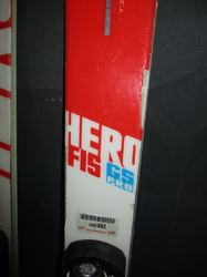 Juniorské športové lyže ROSSIGNOL HERO GS PRO FIS F-16 151cm, VÝBORNÝ STAV