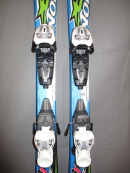 Dětské carvingové lyže NORDICA TEAM RACE 110cm+BOTY 23,5cm, SUPER STAV