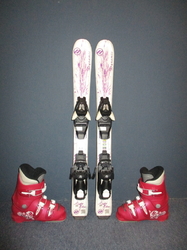 Detské lyže DYNAMIC LIGHT ELVE 80cm + Lyžiarky 18,5cm, VÝBORNÝ STAV