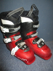 Juniorské lyžiarky SALOMON TEAM 3 stielka 23,5cm, VÝBORNÝ STAV