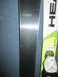 HEAD SUPERSHAPE 117cm + Lyžiarky 24,5cm