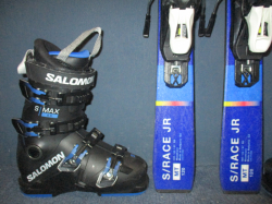 SALOMON S/RACE MT 120cm + Lyžiarky 23,5cm