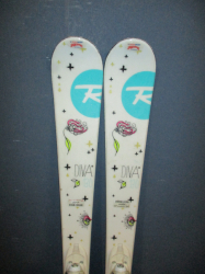 ROSSIGNOL DIVA 130cm + Lyžiarky 25,5cm 