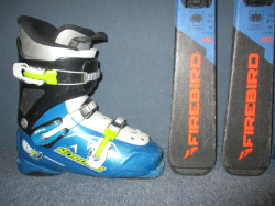 BLIZZARD FIREBIRD Jr 130cm + Lyžiarky 25,5cm