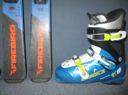 BLIZZARD FIREBIRD Jr 130cm + Lyžiarky 25,5cm