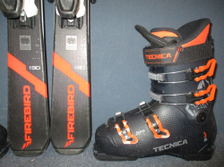 BLIZZARD FIREBIRD Jr 130cm + Lyžiarky 25,5cm