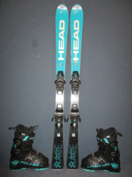 HEAD WC E.RACE TEAM SW 130cm + Lyžiarky 25,5cm  