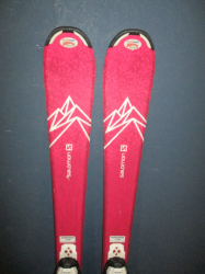 SALOMON QST LUX Jr 130cm + Lyžiarky 24,5cm 