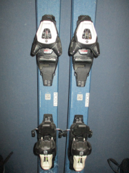 SALOMON QST MAX Jr 130cm + Lyžiarky 25,5cm  
