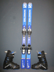 SALOMON S/RACE MT 130cm + Lyžiarky 26,5cm