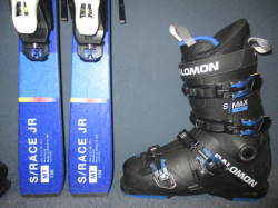 SALOMON S/RACE MT 130cm + Lyžiarky 26,5cm