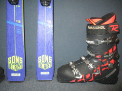 SALOMON S/RACE RUSH 150cm + Lyžiarky 27,5cm