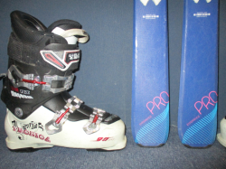 ROSSIGNOL EXPERIENCE PRO 140cm + Lyžiarky 27,5cm 