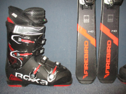 BLIZZARD FIREBIRD RC Jr 140cm + Lyžiarky 27cm  